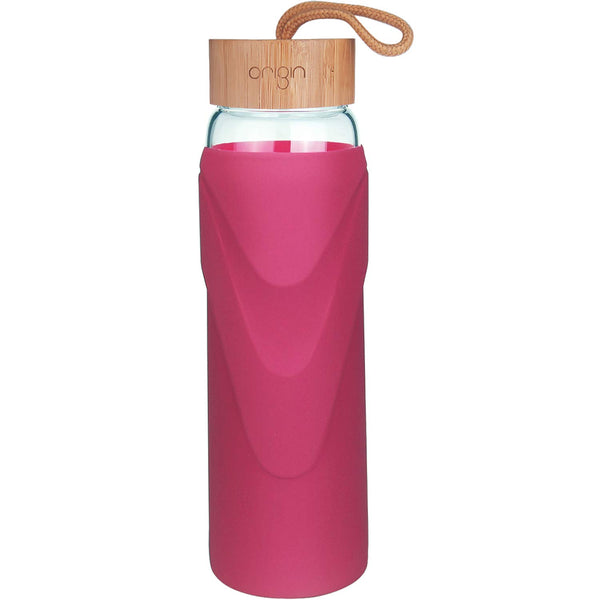 Origin - WIDEMOUTH Glass Water Bottle with Protective Silicone 
