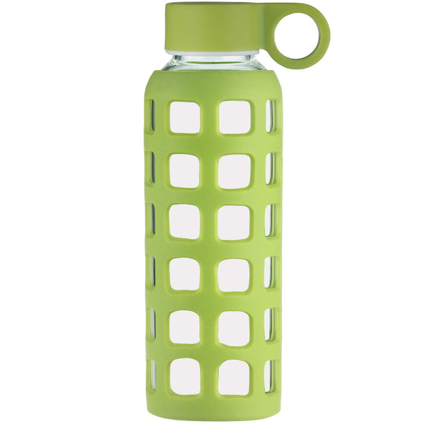 Borosilicate Glass Bottle with Silicone Sleeve, Company Swag