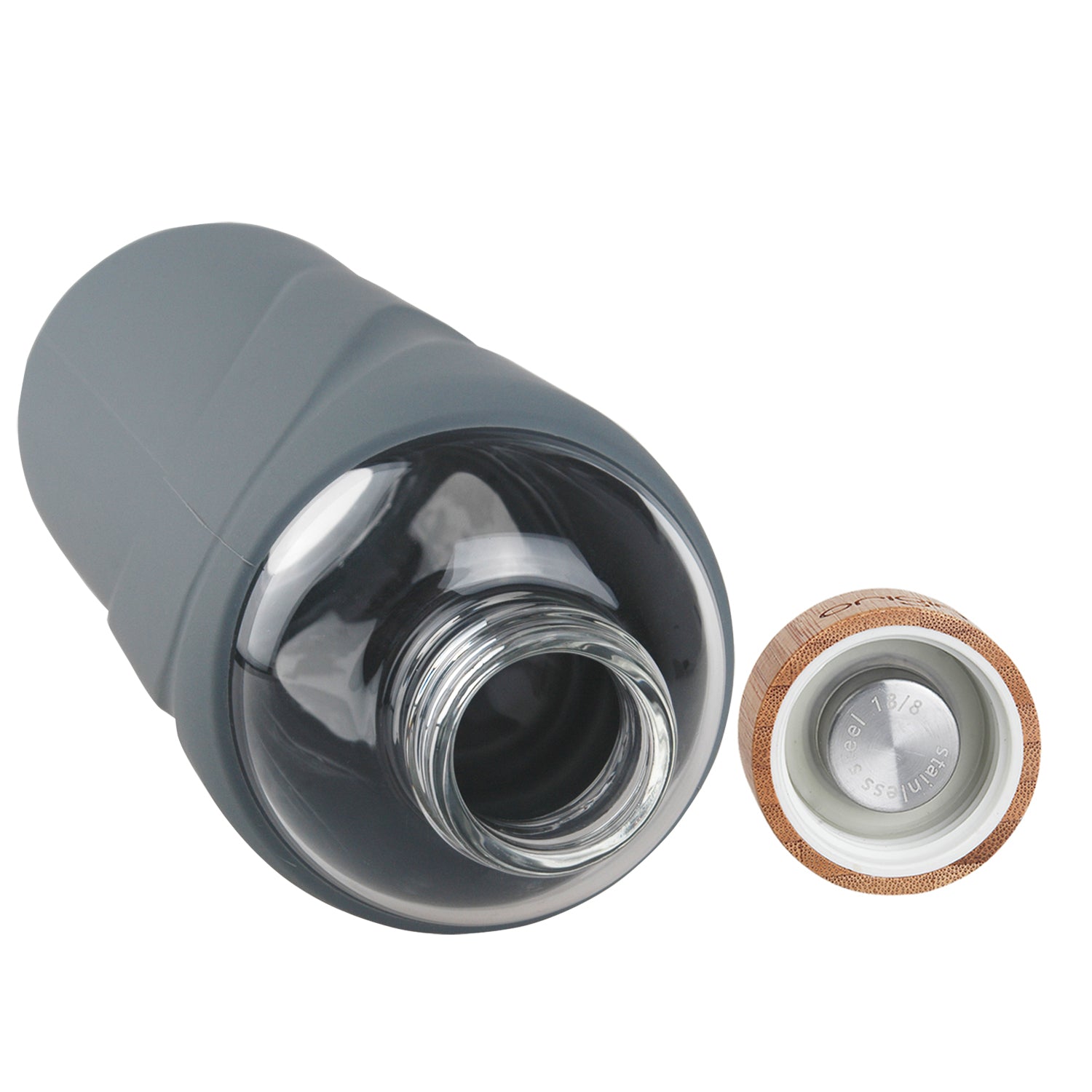 Silicone Reusable Heat Resistant Nonslip Glass Bottle Sleeve 6cm Dia - Gray  - 2.4 x 2.3(D*H) - Bed Bath & Beyond - 28769546