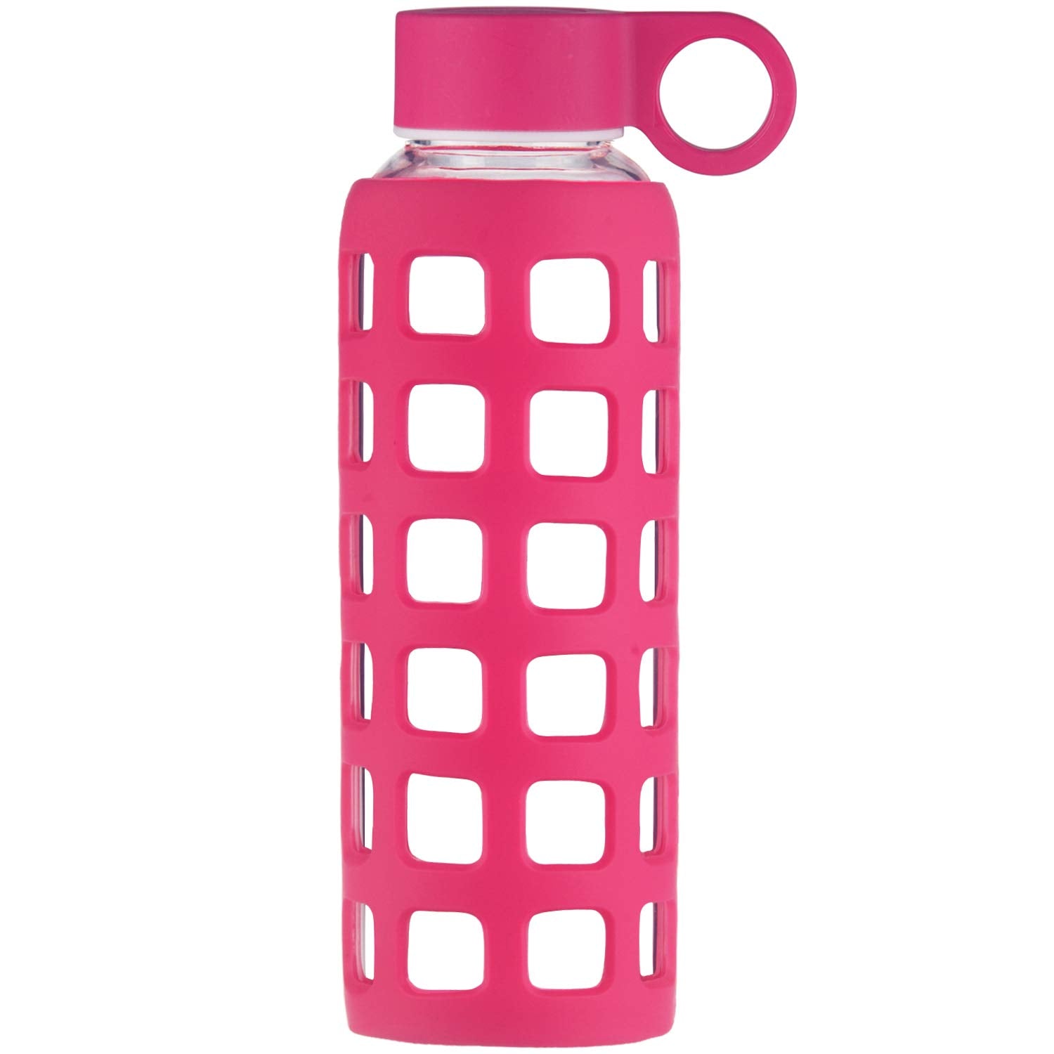 ORIGIN - WIDEMOUTH Glass Water Bottle With Protective Silicone Sleeve -  Origin Glass Co