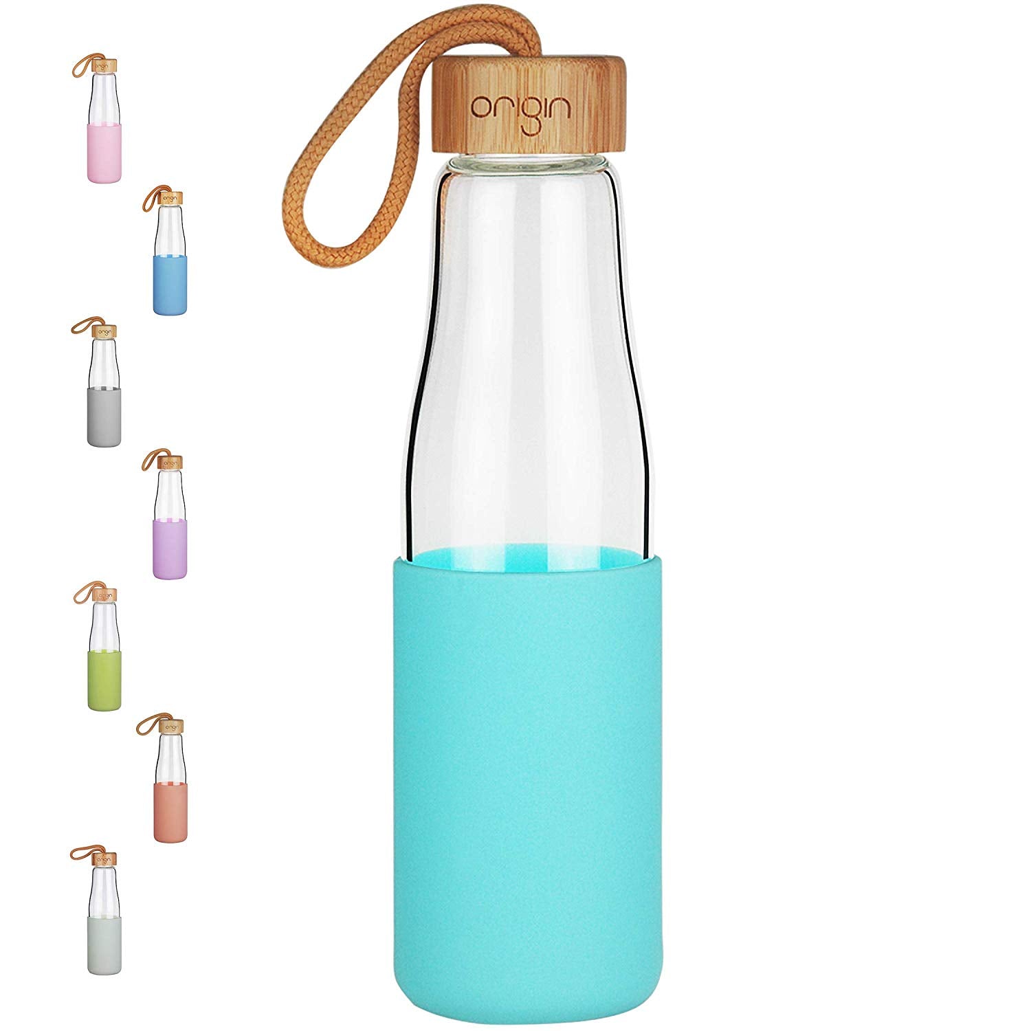 Silicone Sleeves Glass Bottles  Silicone Glass Water Bottle Cover